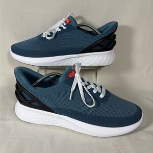 Kizik Unisex Athens Deep Sea Blue Hands Free Sneakers Size M's 10/W's 11.5